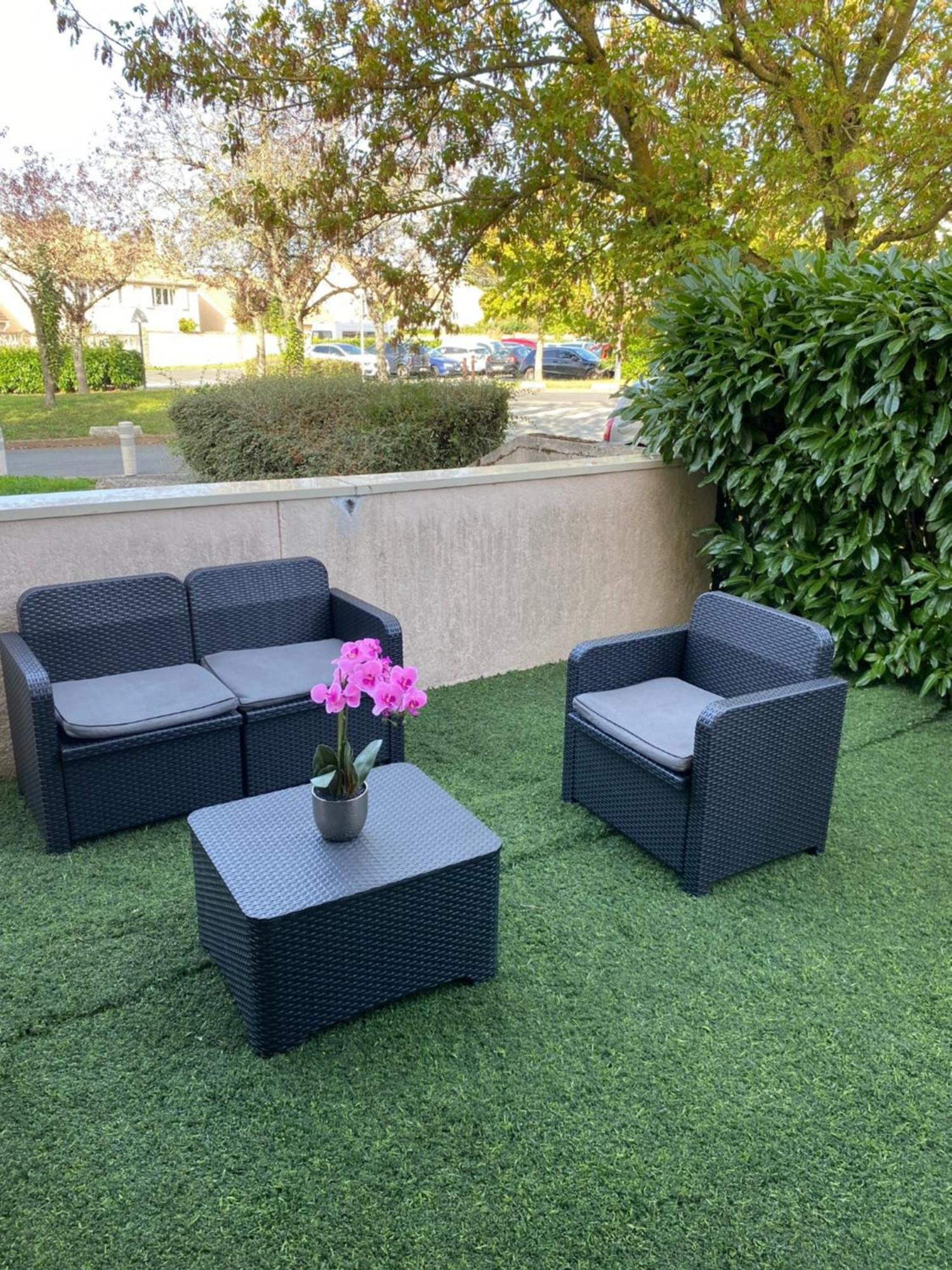 Logement Entier Chambre+Salon + Jardin & Terrasse Les Ulis Buitenkant foto